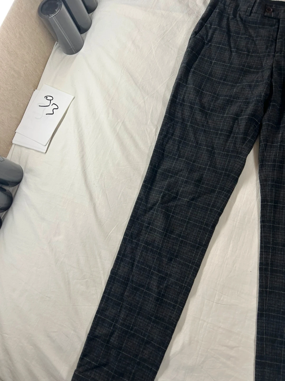Calça Chino xadrez Devred slim fit – photo 3